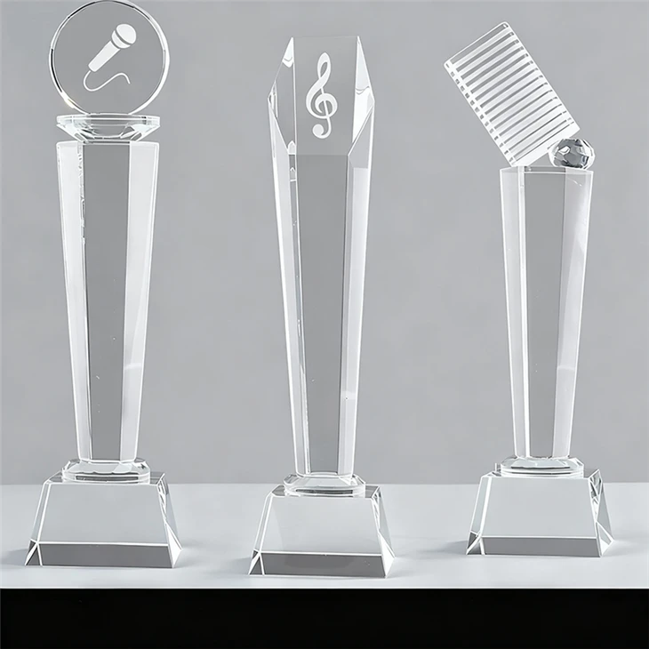 Crystal Microphone Trophy suppliers